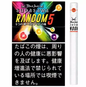 blackjack黑傑克香煙隨機五種水果爆珠5mg
