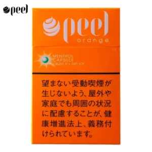 Peel百樂橙味爆珠香煙9mg日本
